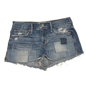 Abercrombie and Fitch Denim High-Waisted Jean Shorts